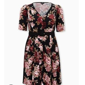 Floral skater dress